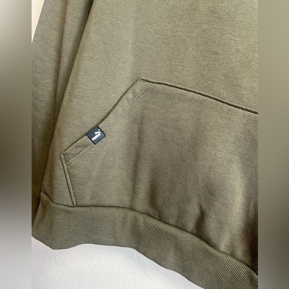 PUMA Women's Power Logo Hooded Sweatshirt, Grape Leaf - Picture 2 of 8